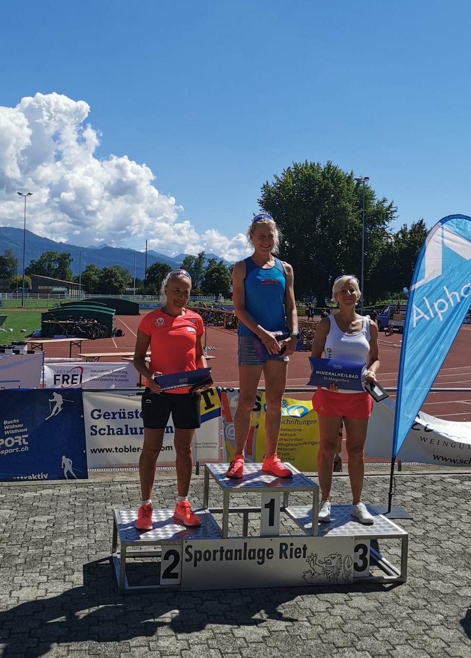 Anita und Nadja am Rhyathlon, 21. August 2022